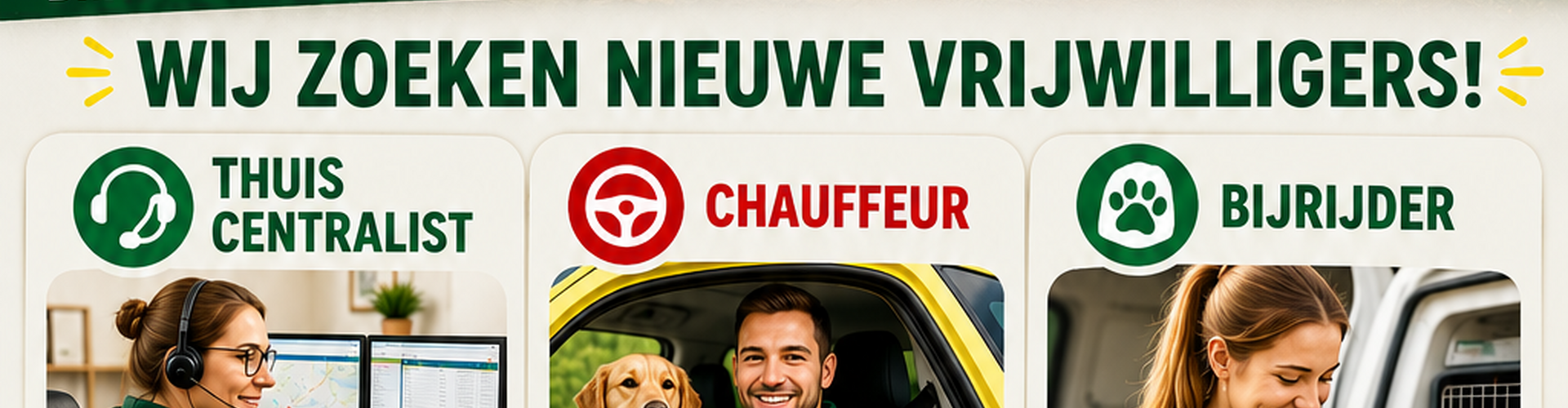 Dierenambulance Brabant Noord-Oost kan altijd hulp gebruiken